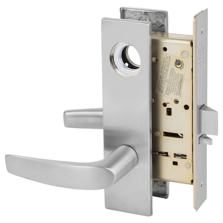 Sargent Grade 1 Office or Entry Mortise Lock, B - Lever, LE1 - Escutcheon, Field Reversible, Less Cylinder,  LC-8205 LE1B 26D